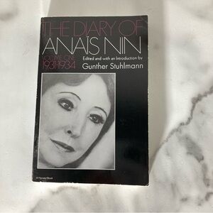 5/$20 The Diary Of Anais Nin Volume One 1931-1934